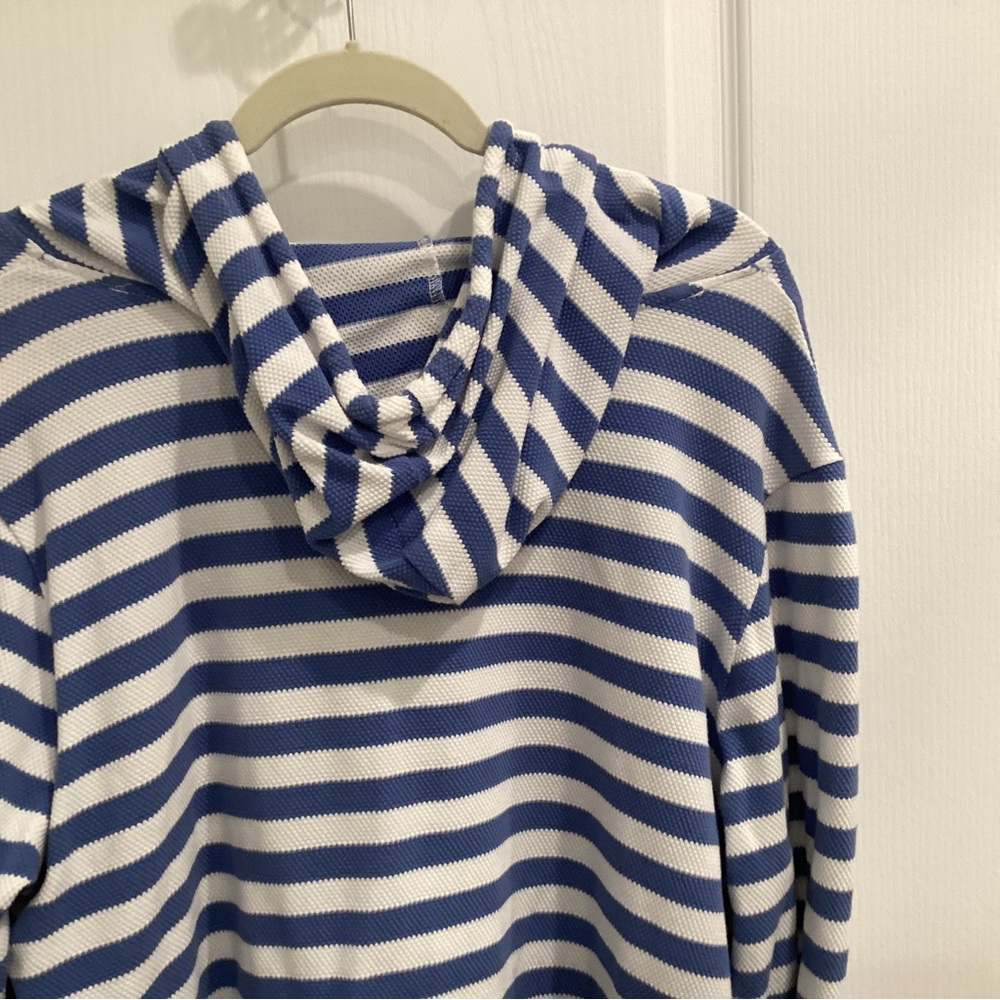 Tribal Navy and White Striped Knit Top - Picture 7 of 9